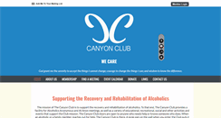 Desktop Screenshot of canyonclub.org